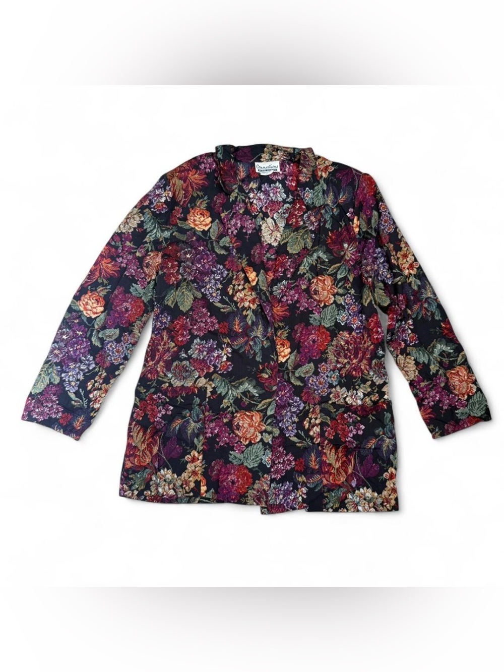 Vintage 80s Connections Women’s Floral Blazer